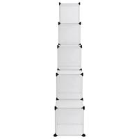 VidaXL Opbergmeubel met 15 vakken polypropeen transparant - thumbnail