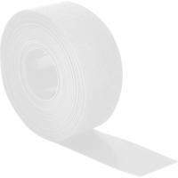 Quadrios 25CA518 Klittenband Om te bundelen Haak- en lusdeel Wit per meter - thumbnail