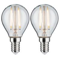 Paulmann 28857 LED-lamp Energielabel F (A - G) E14 2.7 W Warmwit (Ø x h) 45 mm x 81 mm 2 stuk(s) - thumbnail