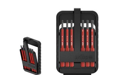 Wiha Bit-Set slimBit electric 6tlg Torx Wisselklingset 6-delig Torx VDE Wiha Bit-Set slimBit electric 6tlg Torx Wisselklingset 6-delig Torx VDE