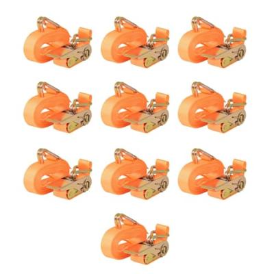 VidaXL Spanbanden 0,4 ton 6mx25mm oranje 10 st VidaXL Spanbanden 0,4 ton 6mx25mm oranje 10 st