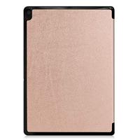 3-Vouw sleepcover hoes - Lenovo Tab E10 - Rose Goud - thumbnail