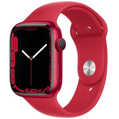 Refurbished Apple Watch Series 7 45 mm Rood Licht gebruikt