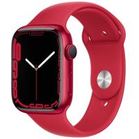Refurbished Apple Watch Series 7 45mm Rood Gebruikt - thumbnail