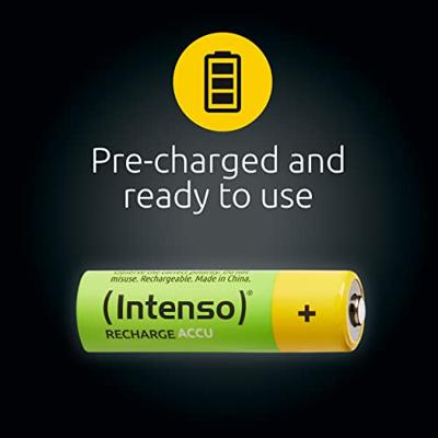 Intenso HR6 NiMH Energy Eco 2100mAh 4er Blister - Mignon (AA) - 2.100 mAh Oplaadbare batterij Nikkel-Metaalhydride (NiMH)