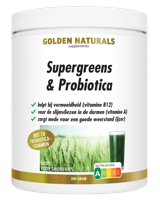 Golden Naturals Supergreens & Probiotica Poeder - thumbnail