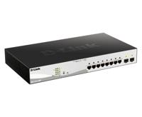 D-Link DGS-1210-10MP/E DGS-1210-10MP/E Netwerk switch 8 + 2 poorten 20 GBit/s PoE-functie - thumbnail