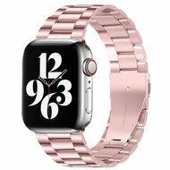 Stalen schakelband - Rosé pink - Geschikt voor Apple watch 38mm / 40mm / 41mm / 42mm - thumbnail