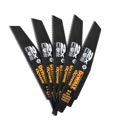 DeWALT DT2301L Reciprozaagblad Toughcoat 2x BIM 152x4.2mm Extra dik 5st DeWALT DT2301L Reciprozaagblad Toughcoat 2x BIM 152x4.2mm Extra dik 5st