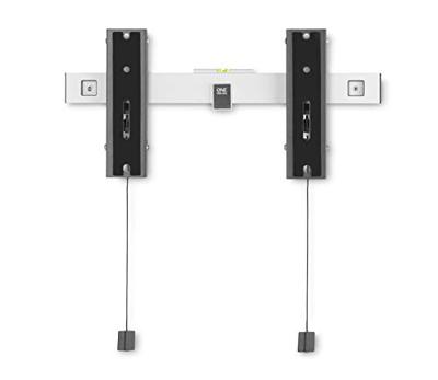 OneForAll WM6423 muurbeugel - kantelbaar/plat TV beugel Zilver