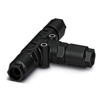 Phoenix Contact 1414714 Ronde connector verdeler Totaal aantal polen: 2 + PE Serie (ronde connectoren): QPD 1 stuk(s)