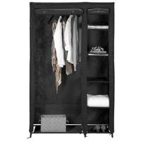 Garderobekast Gent - antraciet - 178x110x46 cm - thumbnail