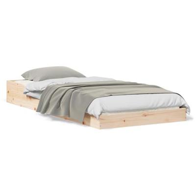 Bedframe Bruin 80 x 220 cm Massief grenenhout