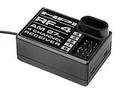 Rf-4 receiver without crystal (am 27mhz/4ch)