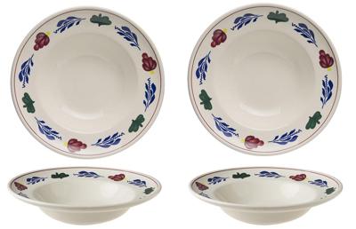 Boerenbont pastabord Ø28cm doos a 4st