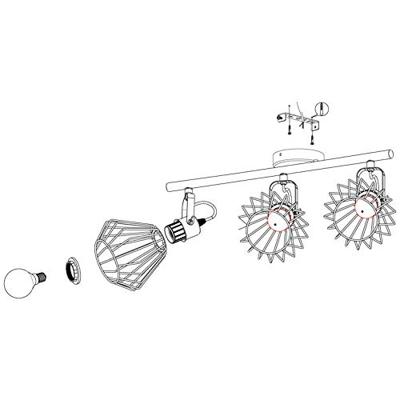 Eglo PlafondlampTabillano 3-lichts - 98764