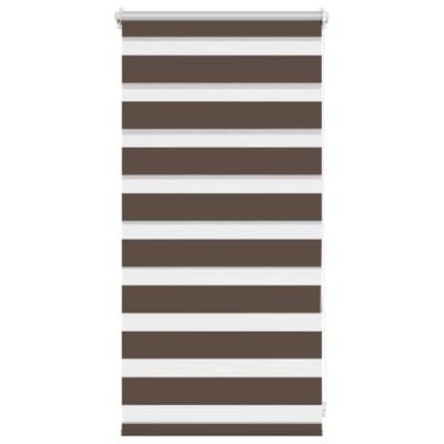 Duo Rolgordijn 40x100cm Koffiebruin