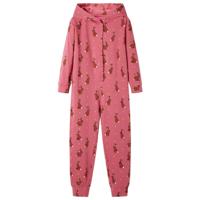 VidaXL Kinderonesie met capuchon 92 oudroze - thumbnail