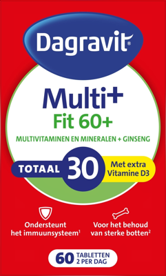 Dagravit Multi+ Fit 60+ Totaal 30 Tabletten