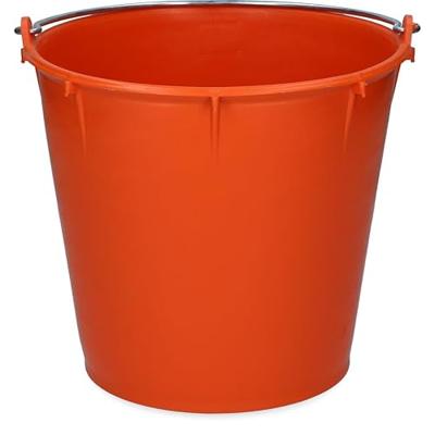 Emmer 7 l met beugel oranje