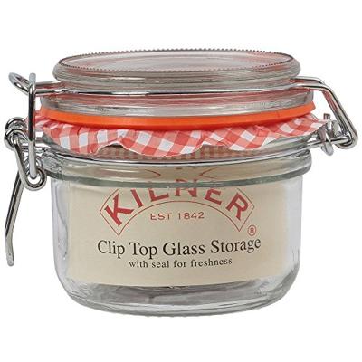 Kilner Clip Top Round pot Cylinder Glas Transparant