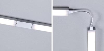 Paulmann Inline LED-onderbouwlamp startset 4 W Warmwit Chroom (mat) Paulmann Inline LED-onderbouwlamp startset 4 W Warmwit Chroom (mat)