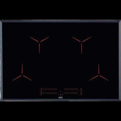 AEG 3000 serie Pure Black inductie Kookplaat 80 cm IPE8453SFB