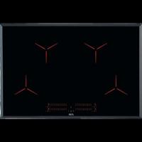 AEG 3000 serie Pure Black inductie Kookplaat 80 cm IPE8453SFB - thumbnail