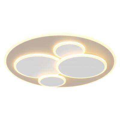 Globo Moderne plafondlampMonty rond zand bruin - 48475S