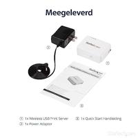 StarTech.com 1-poorts USB Wireless N netwerkprintserver met 10/100 Mbps Ethernet-poort - 802.11 b/g/n - thumbnail