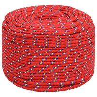 Boottouw 8 mm 25 m polypropyleen rood - thumbnail