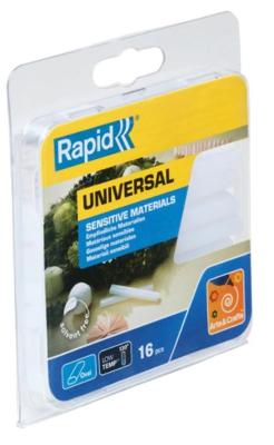 Rapid Lijmpatronen | transparant | Ø 9 ovaal x 94 mm | 16 St. | Blister - 40107349