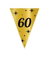 Classy Vlaggenlijn 60 Jaar Zwart/Goud (10m) - thumbnail