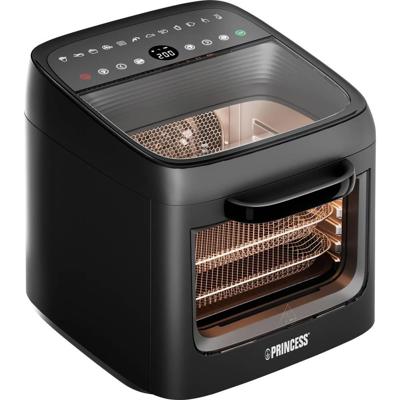 Princess 01.182494.01.001 Airfryer 12.6 l Anti-aanbaklaag, Digitale timer, Controlelampje Zwart