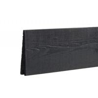 Zwart Houten Stapelrabat Plank Klink 177 CM - thumbnail