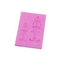 2 stuks fondant cake silicone schimmel holle reliëf rand frame retro fotolijst vorm (9e 17-155) - thumbnail