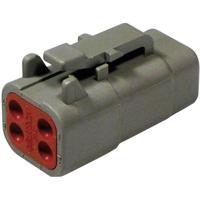 TE Connectivity DTM 06-4 S Ronde connector Stekker, recht Totaal aantal polen: 4 Serie (ronde connectoren): DTM 1 stuk(s) - thumbnail