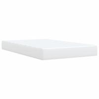 Boxspring met matras kunstleer wit 120x200 cm - thumbnail