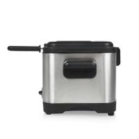 Princess 182612 Frituurpan 1.5 l 1000 W Anti-aanbaklaag, Oververhittingsbeveiliging Zilver, Zwart - thumbnail