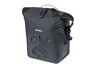 Basil Tas navigator m enkel | mik studs | zwart 14l