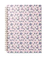 HEMA Plakboek 24.7x32.6cm blanco bloemen (multi) - thumbnail