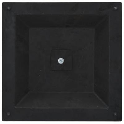 VidaXL Parasolvoet vierkant 12 kg polyresin bronskleurig - thumbnail