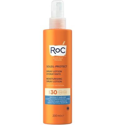 ROC Soleil protect moisturising spray SPF30 200 Milliliter ROC Soleil protect moisturising spray SPF30 200 Milliliter