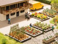 NOCH 0013214 H0 set van 2 perkranden Kant-en-klaar model - thumbnail