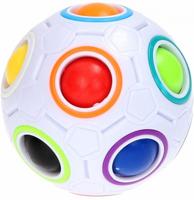 Toys Amsterdam behendigheidsspel Magic Ball junior 6,5 cm wit - thumbnail