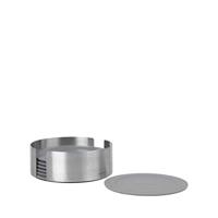 Blomus Lareto Onderzetter sharkskin (licht blauw), per 6 - thumbnail