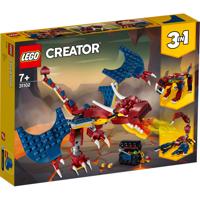 Lego Creator 31102 3in1 Vuurdraak - thumbnail