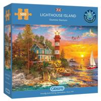 Lighthouse Island Puzzel 500 Stukjes - thumbnail