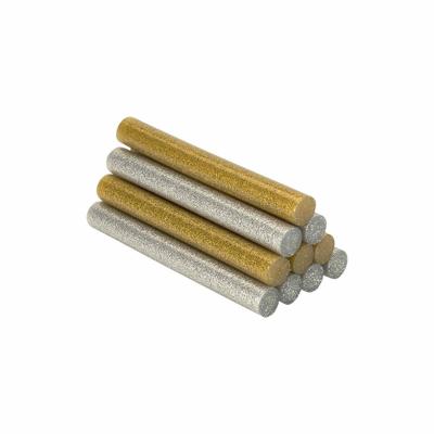 Smeltlijmsticks Salki 430206 Zilverkleurig Gouden Purpurine Decoratie Ø 12 x 95 mm 125 g (12 Stuks)