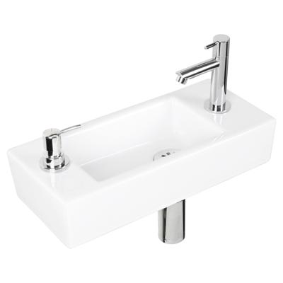 Differnz Differnz Fonteinset Sapon - incl. kraan en zeepdispenser - wit